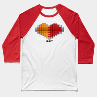 Arkanoid Heart Baseball T-Shirt